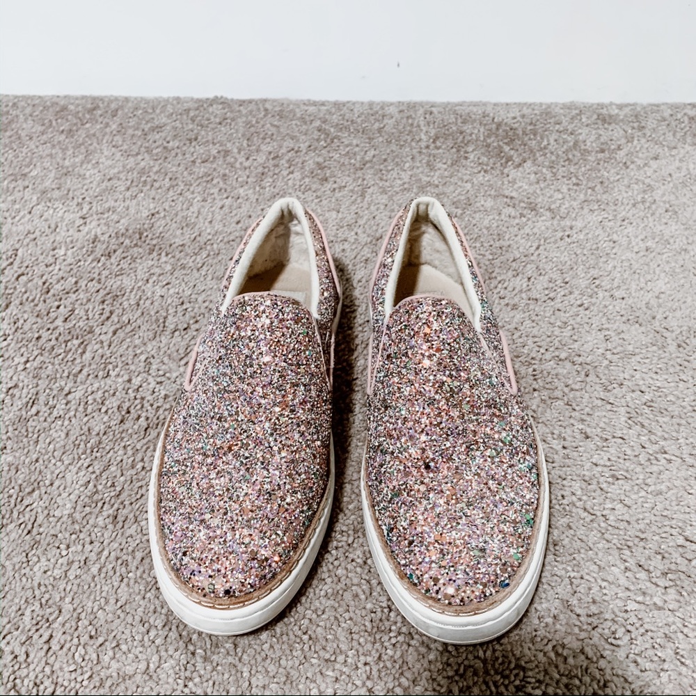 Pink glitter UGGs